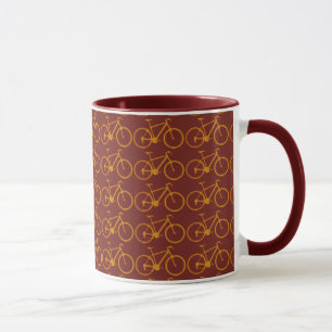 Mug café avec motif vélo
