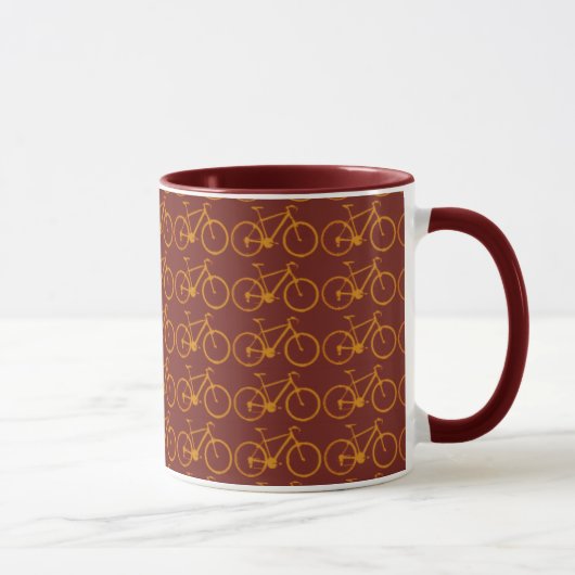 Mug café avec motif vélo (Droite)