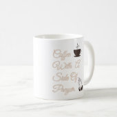 Mug Café avec un côté de prière (Devant droit)