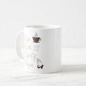 Mug Café avec un côté de prière (Devant gauche)