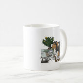 Mug Café avec un sheltie (Devant droit)