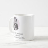 Mug Café avec un vrai représentant de la loi (Devant gauche)