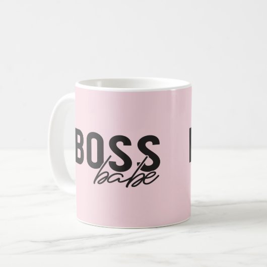 Mug café Babe Boss (Devant gauche)
