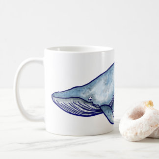 Mug café baleine bleue