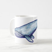 Mug café baleine bleue (Devant gauche)