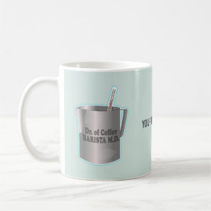 Mug Café Barista faisant drôle docteur