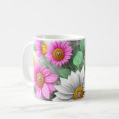 Mug Café beauté florale (Devant gauche)