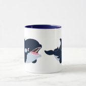 Mug Café Bébé Orque Dessin Animé Mignon (Centre)