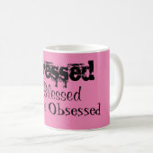 Mug Café béni stressé Obsédé (Devant droit)