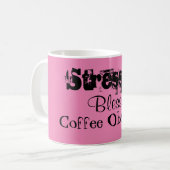 Mug Café béni stressé Obsédé (Devant gauche)