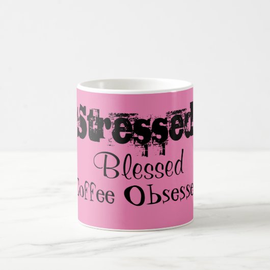 Mug Café béni stressé Obsédé (Centre)