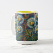 Mug Café Bicolore Pissenlits (Devant gauche)