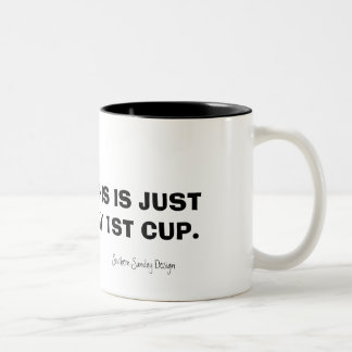 Mug Café Bicolore "Première Tasse"