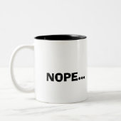 Mug Café Bicolore "Première Tasse" (Gauche)