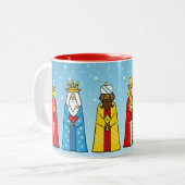 Mug Café Bicolore Trois Sages (Devant gauche)