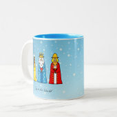 Mug Café Bicolore Trois Sages (Devant gauche)