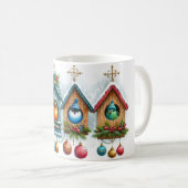 Mug café Birdhouse Noël (Devant droit)