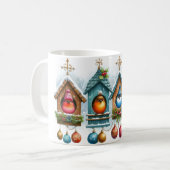 Mug café Birdhouse Noël (Devant gauche)