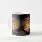 Mug café blanc Alien (Devant gauche)