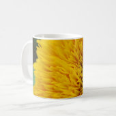 Mug Café blanc de tournesol jaune (Devant gauche)