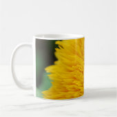 Mug Café blanc de tournesol jaune (Gauche)
