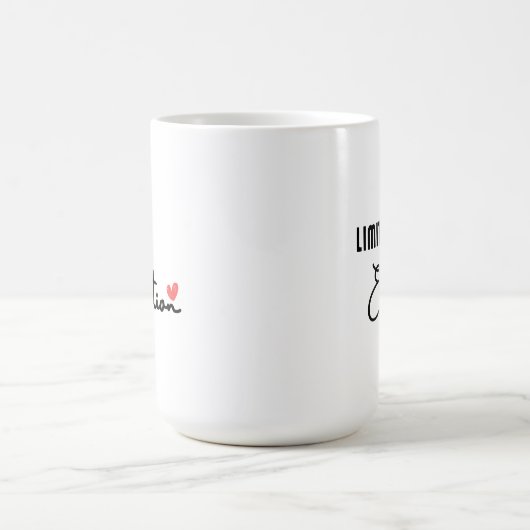 Mug café blanc en édition limitée (Centre)