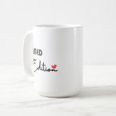 Mug café blanc en édition limitée (Devant gauche)