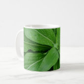 Mug café blanc Plante vert (Devant gauche)