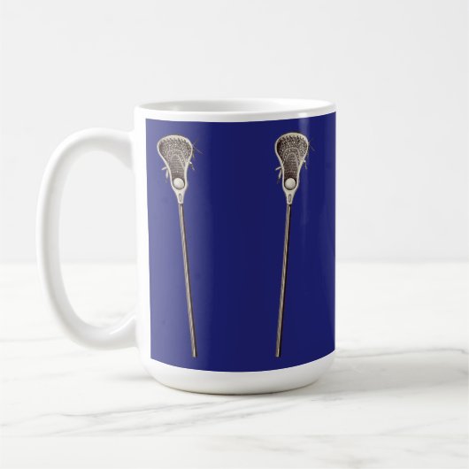Mug café bleu crosse (Gauche)