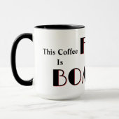 MUG CAFÉ BOMBÉ DE GRAISSE (Gauche)