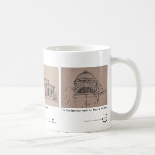 Mug Café/Bouillie de thé Washington D.C. Souvenir/Ca