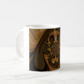 Mug Café Brown Flux Kaleidoscope Art Imprimer (Devant gauche)
