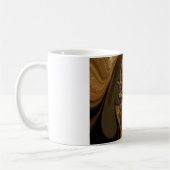 Mug Café Brown Flux Kaleidoscope Art Imprimer (Gauche)