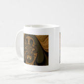 Mug Café Brown Flux Kaleidoscope Art Imprimer (Devant gauche)