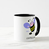 Mug Café Buzz Bumblebee Caffeine Addict mignon (Devant droit)