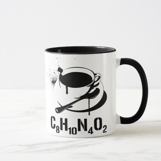 Mug Café C8H10N4O2 (Droite)
