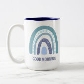 Mug Café Cadeau Arc-en-Ciel Bohème Mignon Vibes Po (Gauche)