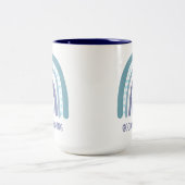 Mug Café Cadeau Arc-en-Ciel Bohème Mignon Vibes Po (Centre)