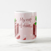Mug café cadeau de Noël rouge (Centre)