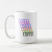 Mug Café, café, café, café, café (Gauche)