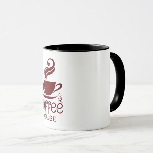 Mug Café Café Décal mural, Variété de café (Devant droit)