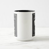 Mug Café Café et Plus de Café Crânes avec Texte (Centre)