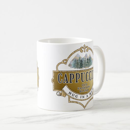 Mug café Cappuccino (Devant droit)