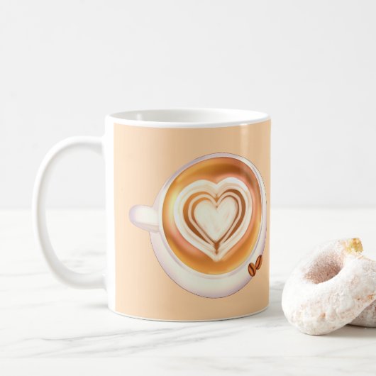 Mug Café Cappuccino (Avec donut)