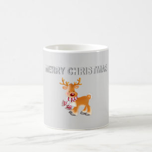 Mug café cerf caricature
