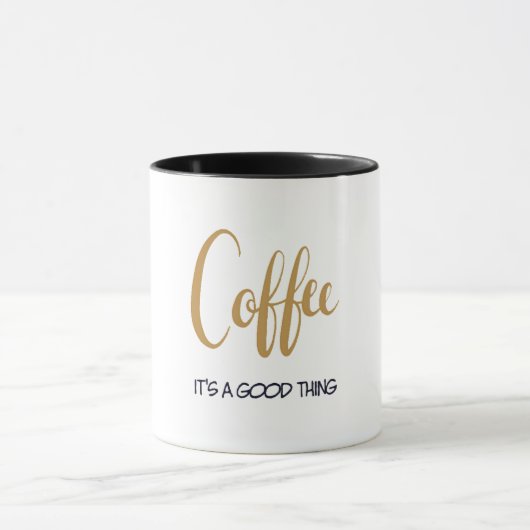 Mug Café c'est un bon truc élégant (Centre)