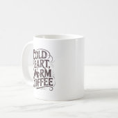 Mug Café Chaleureux à Cœur Ancien (Devant gauche)