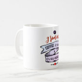 Mug Café Chaos et Cuss Words Drôle (Devant gauche)