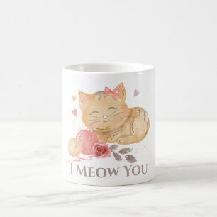 Mug Café Chat Mignon Je Miaule Toi
