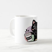 Mug Café chat noir (décaféiné) (Devant gauche)
